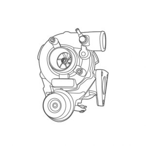 Turbina KKK model BV39 cod 8B39-30M-656-0001